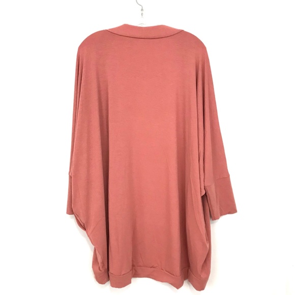 NEW Cocoon Wrap Cardigan 3/4 sleeve Knit PLUS Size - Picture 6 of 7